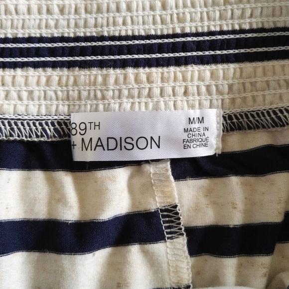 89th + Madison Striped Midi Skirt -NWT - Picture 4 of 11